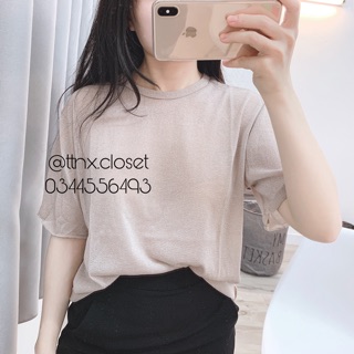 Áo pull nhũ dáng rộng siêu xinh