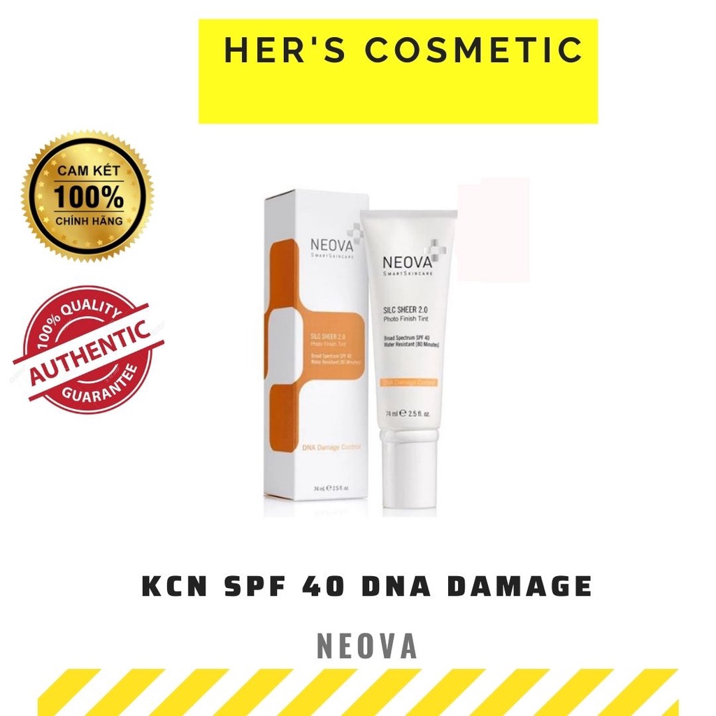 [Chính Hãng] [CHÍNH HÃNG]Kem Chống Nắng Bảo Vệ Da Neova SPF 40 DNA Damage Control Silc Sheer 2.0 74m