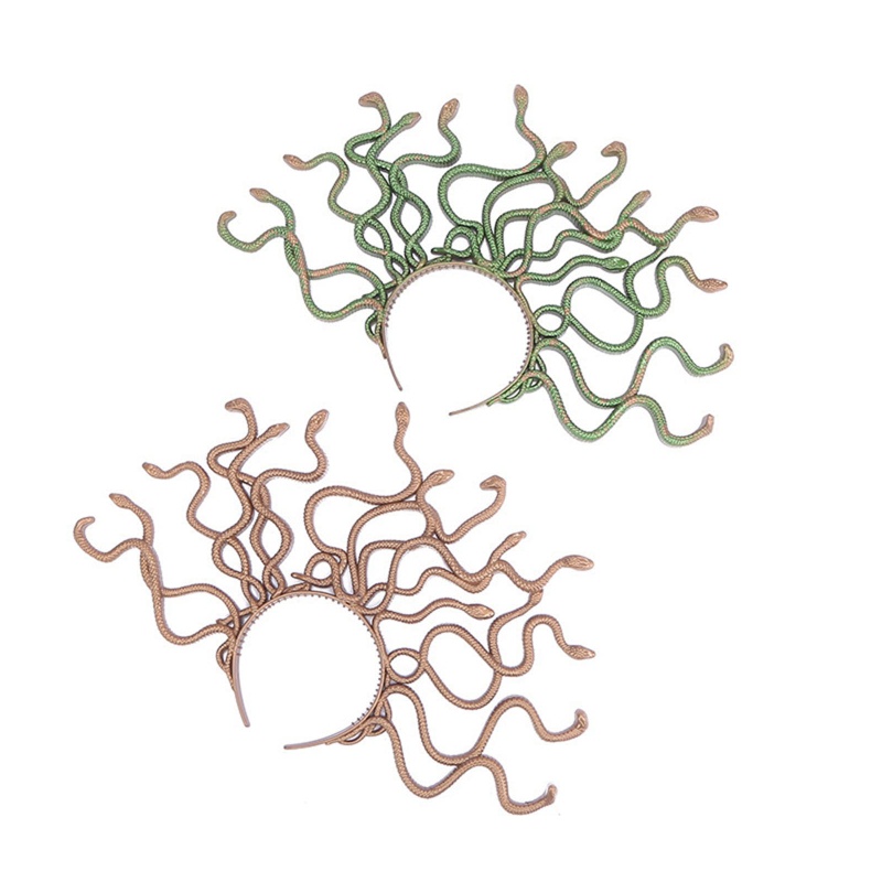 Băng Đô Cài Tóc Hình Rắn Nhiều Màu Sắc Dùng Hóa Trang Tiệc Halloween