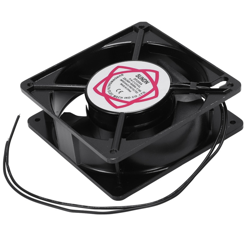 Quạt Làm Mát Khung Kim Loại 5 Cánh 120x120x38mm AC 220 / 240V 0.14A 22W