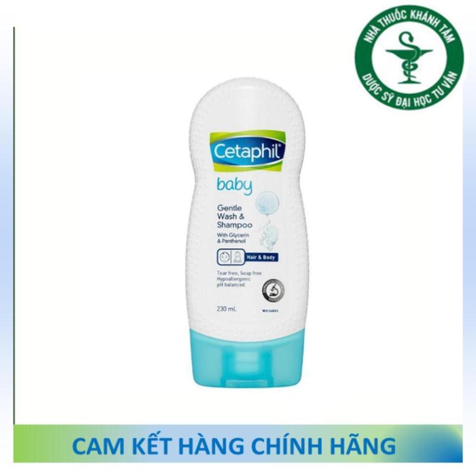 ! ! SỮA TẮM GỘI 2 TRONG 1 CETAPHIL BABY GENTLE WASH &amp; SHAMPOO 230ml