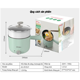 Nồi điện ArirangLife AL-D12L5