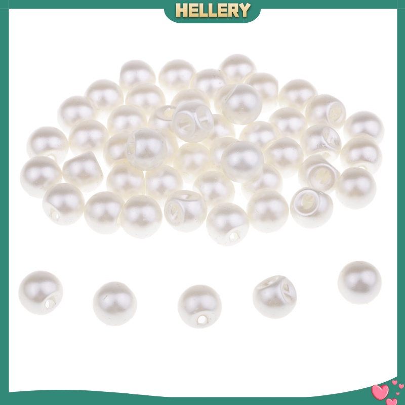 Bộ 50 Nút Nhựa Tròn Đính Quần Áo 10mm