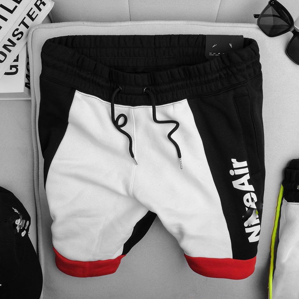 Quần Short Nam Nỉ NIKE AIR 2 MÀU hàng xuất xịn chính hãng