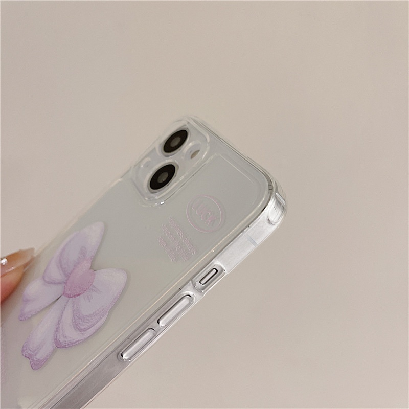 Phù Hợp Ốp Điện Thoại Kiểu Khung Ảnh In Họa Tiết Nơ Cho Iphone 12 / 13Promax 11 xsxr678