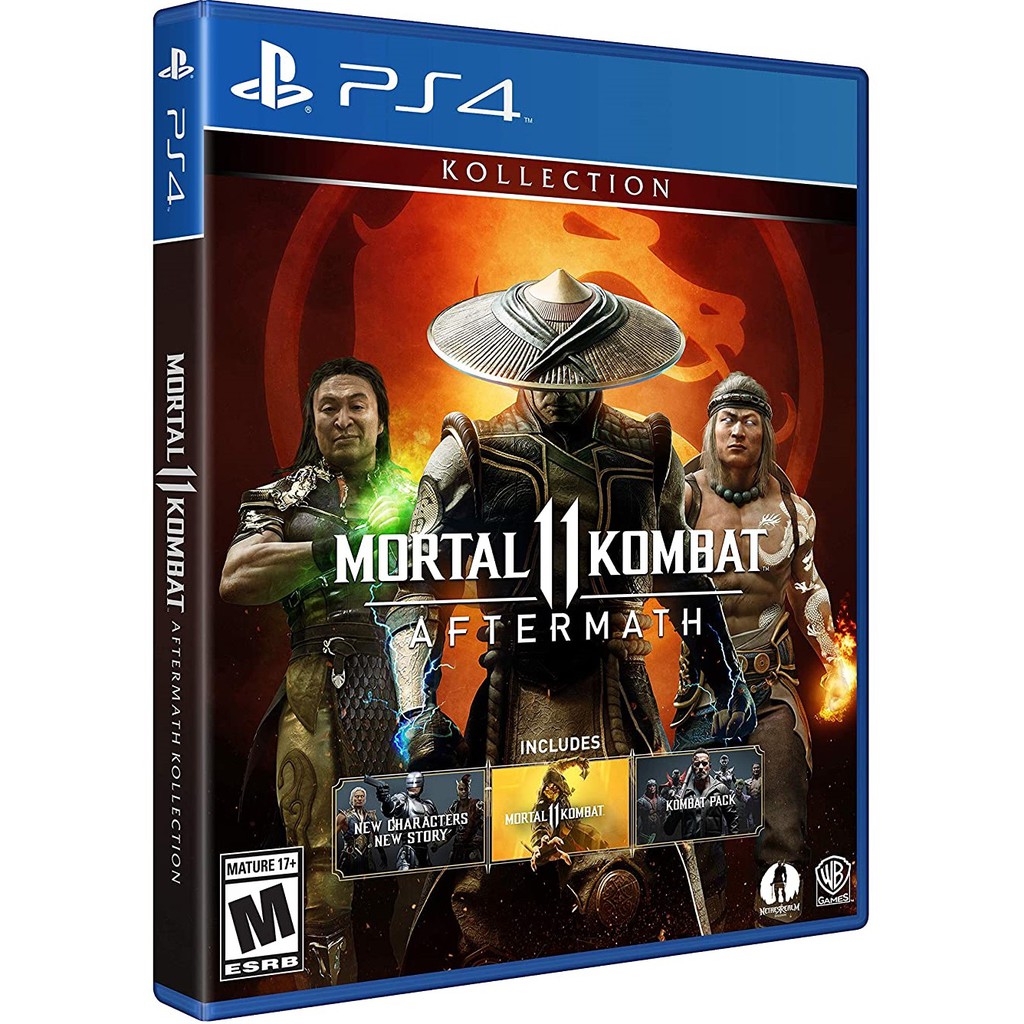 Đĩa Game Ps4 Mortal Kombat 11 Aftermath Kollection