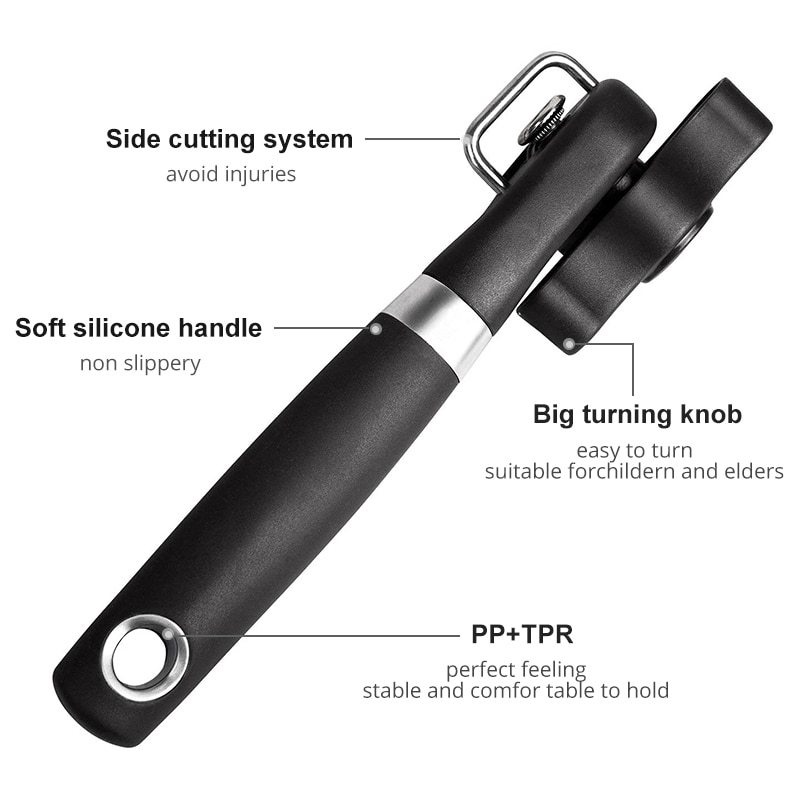 1 Dụng Cụ Mở Nắp Hộp An Toàn Bằng Thép Không Gỉ