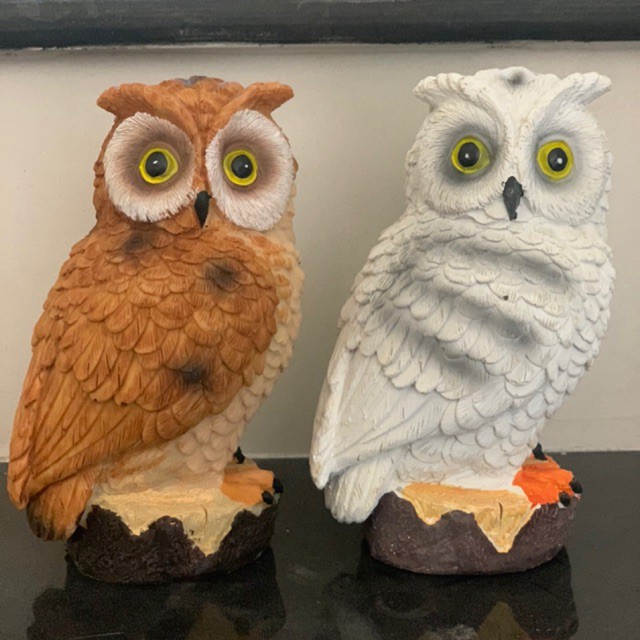 Con cú mèo may mắn ღ Quà tặng lưu niệm ღ Trang trí nhà cửa ღ Owl Figurines | BigBuy360 - bigbuy360.vn