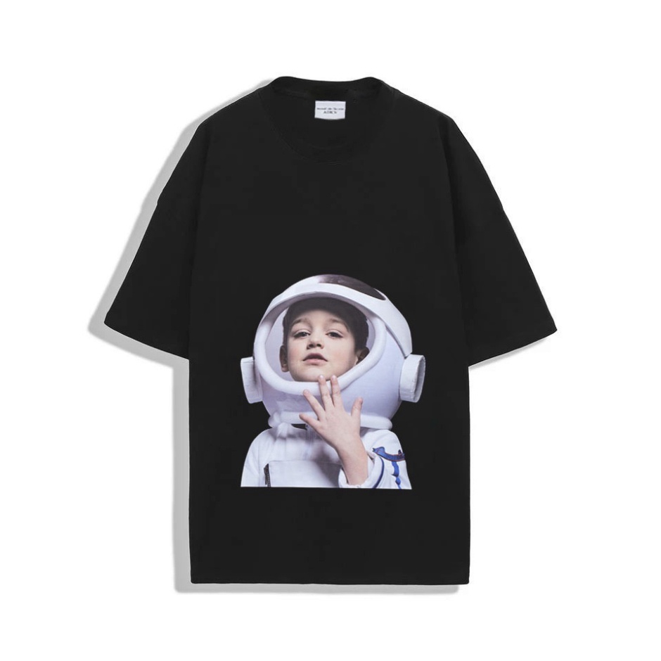 [Ả𝐧𝐡 +Video 𝐓𝐡ậ𝐭] Áo Thun ADLV Phi Hành Gia Tay lỡ - Áo thun unisex nam nữ form rộng oversize chất liệu Cotton co dãn