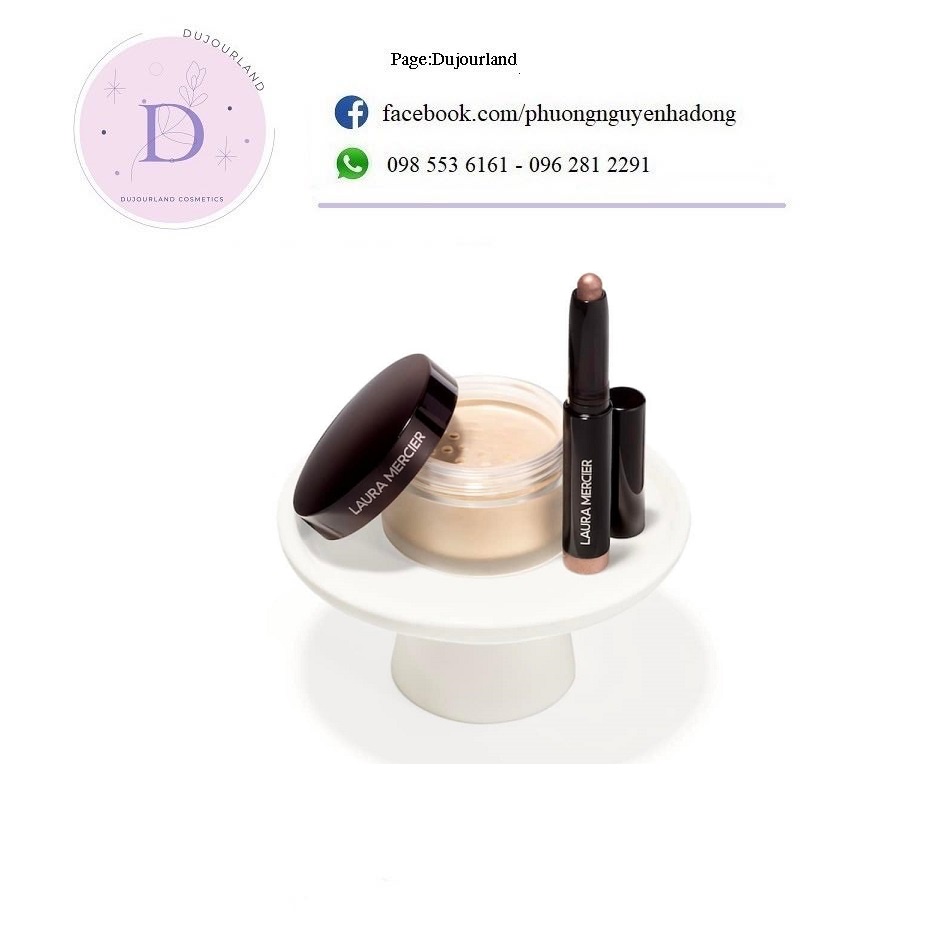 SET MAKEUP PHẤN PHỦ LAURA MERCIER MINI 3.5g