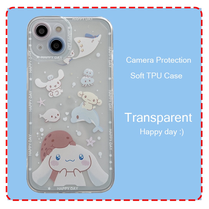 Ốp Điện Thoại Họa Tiết Hoạt Hình Dễ Thương Cho iPhone 14 Plus Pro Max 13 12 11 Pro Max X XR XS Max 8 7 Plus SE 2020