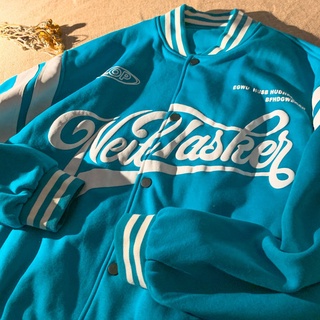 Áo Khoác Bóng Chày Dáng Rộng In Chữ Phong Cách Retro Mỹ Thời Trang Mùa Xuân Dành Cho Nam 21 Tuổi Tf2