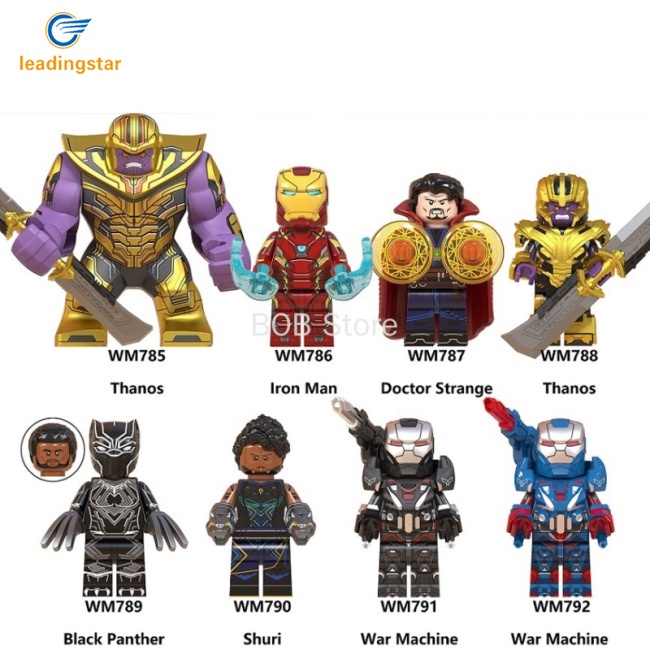 Mô Hình Lego Nhân Vật Siêu Anh Hùng Thanos Thor Captain America