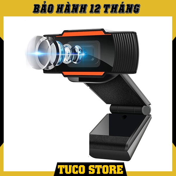 Webcam Máy Tính Camera Full HD Siêu Nét Có Micro Hỗ Trợ Học Trực Tuyến