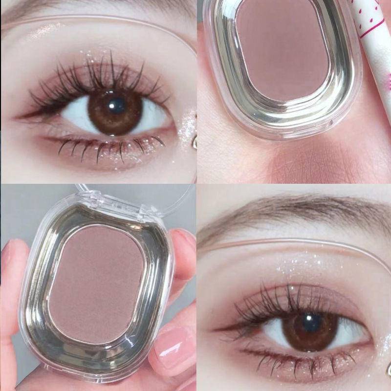 Bảng Phấn Mắt FAICCIA Tông Màu Đất Lấp Lánh Lâu Trôi Chống Thấm Nước