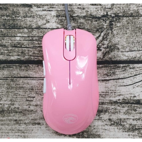 Chuột Gaming Edra EM660 Pro / Black | Lite Pink ( Cảm biến PMW3389 FPS 16000 DPI )