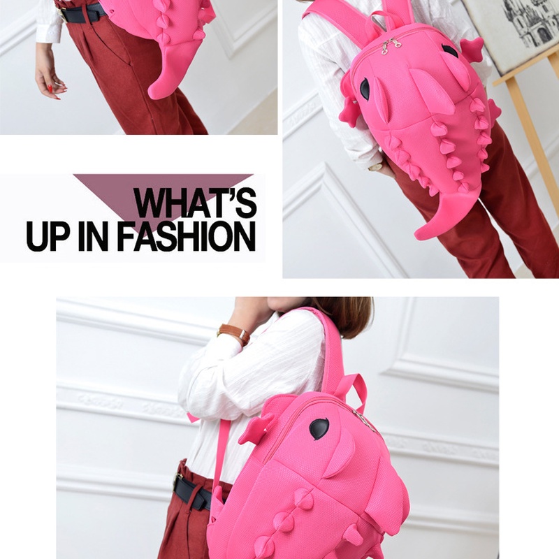 Túi Đeo Vai Hình Khủng Long Hoạt Hình Màu Kẹo Ngọt Sáng Tạo Cho Nam Và Nữ Gylb425