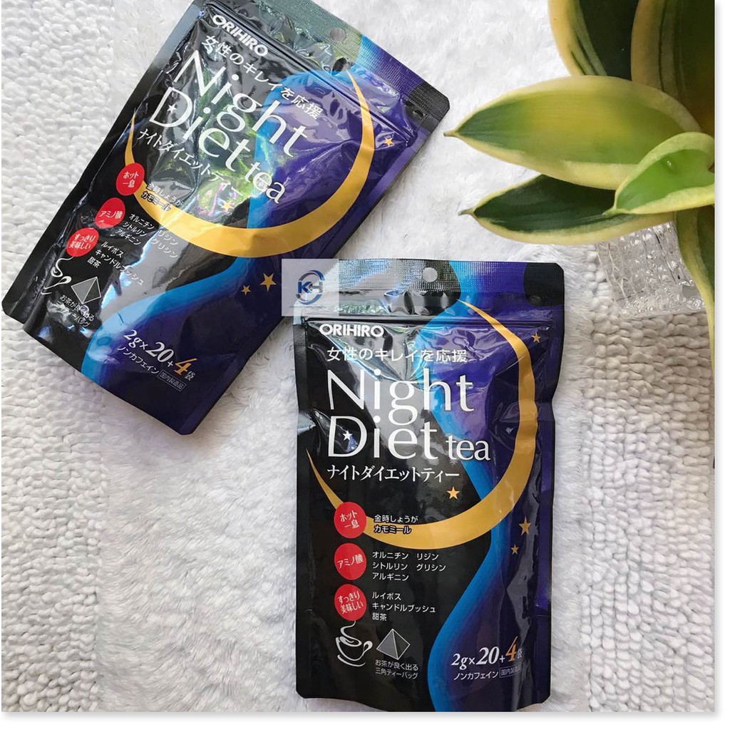 [Mã chiết khấu giảm giá mỹ phẩm chính hãng] Trà Giảm Cân Night DIET TEA - Nhật Bản