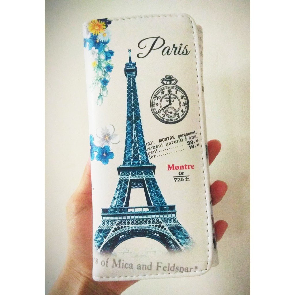 Ví nữ dài cầm tay Paris cổ điển | BigBuy360 - bigbuy360.vn