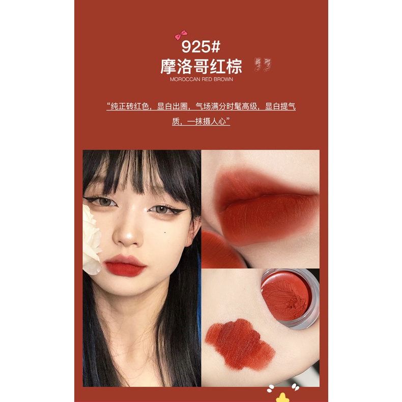 Son Kem Bùn Dikalu Velvet Lip Mud Nội Địa Trung Son Tròn Mềm Mịn Môi Somoholic SM21