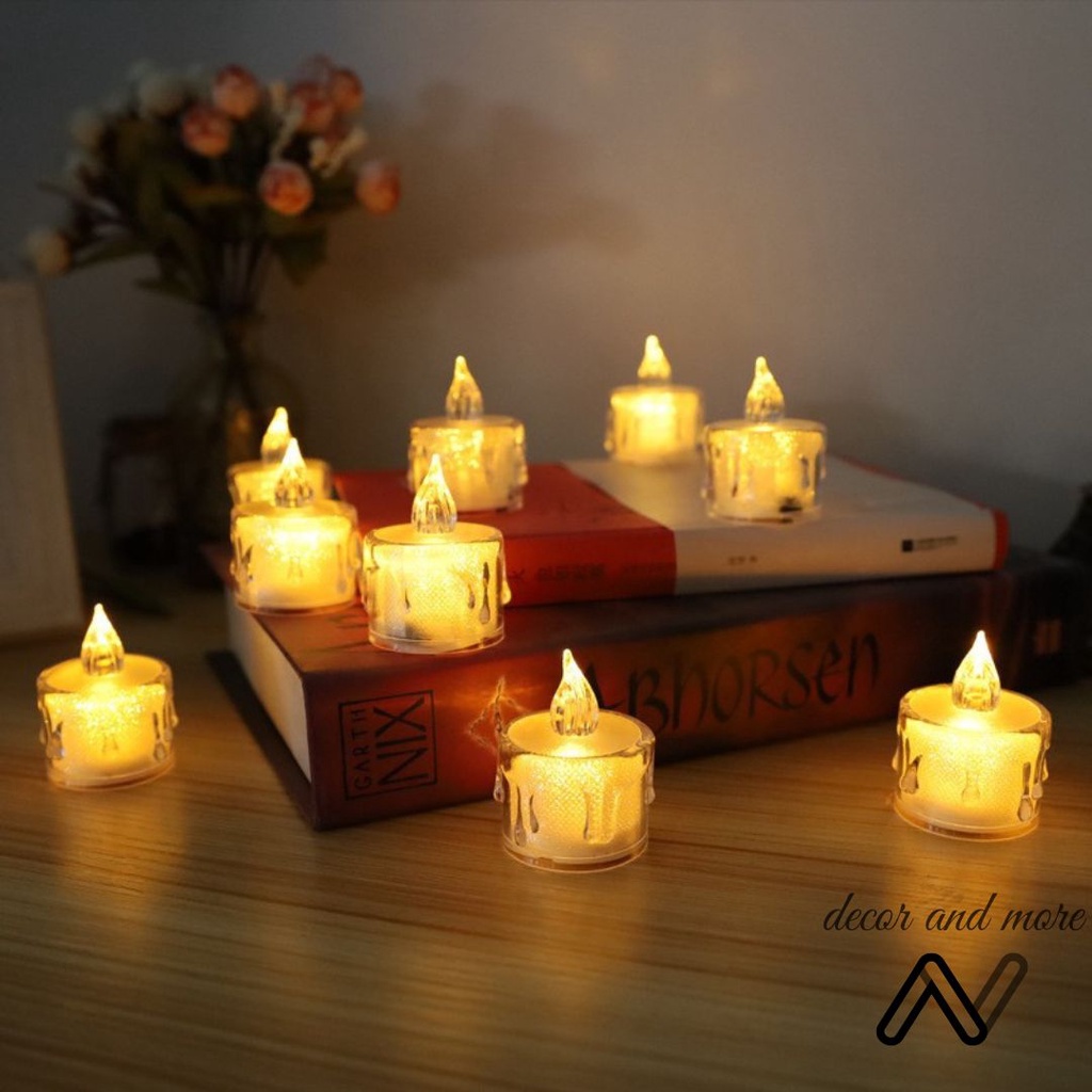 Đèn led trang trí, nến điện tử mini trang trí decor phông nền chụp ảnh ANDECOR