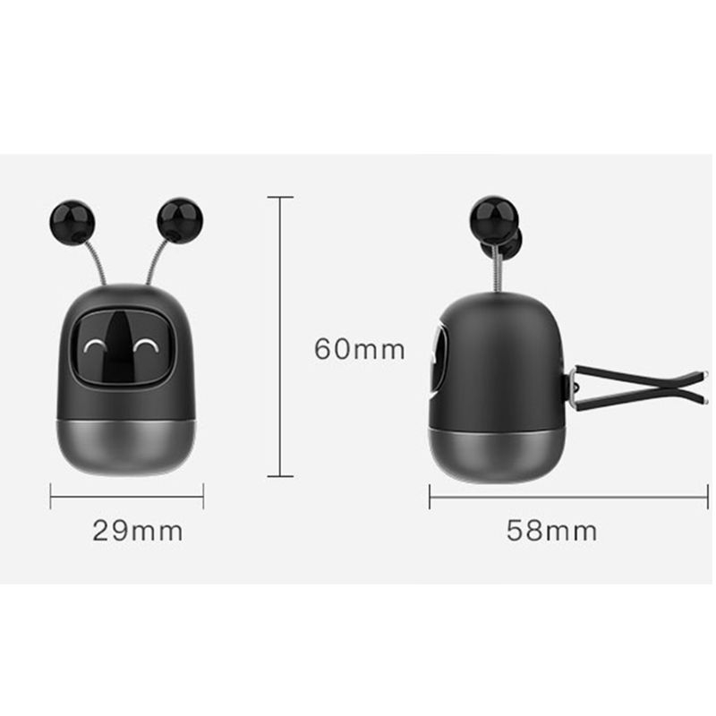 Bộ Thiết Bị Khuếch Tán Hương Thơm Gắn Điều Hòa Xe Ô Tô Hình Robot Độc Đáo