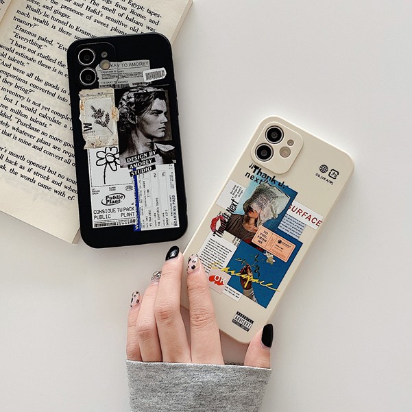 Ốp Điện Thoại TPU Mềm Chống Rơi Họa Tiết Thời Trang Cho IPhone 14 Pro max 14 Plus 13 12 Pro max 11 Pro max x xs max xr 7 8 Plus