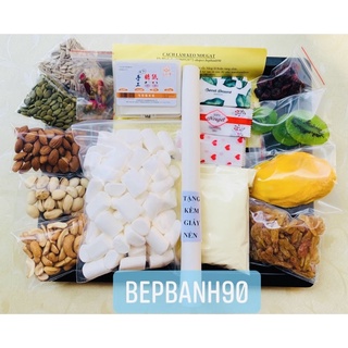 (TỰ CHỌN) nguyên liệu làm kẹo nougat( 30 món)