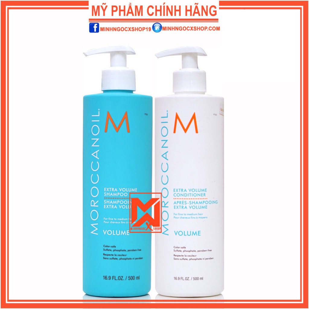 [Mã COS1505 giảm 8% đơn 300K] ✅[ MOROCCANOIL ] DẦU GỘI XẢ TĂNG PHỒNG MOROCCANOIL VOLUME 500ML CHÍNH HÃNG