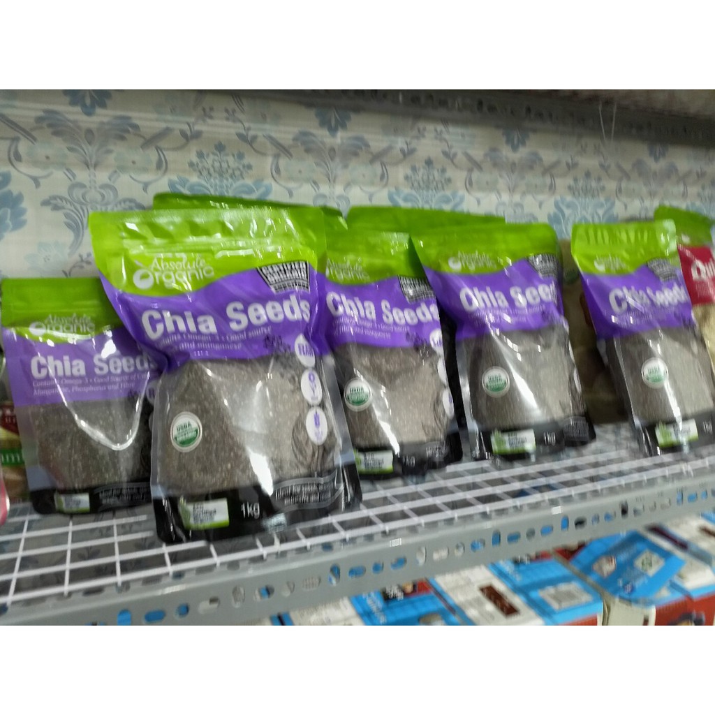 Hạt chia Úc Absolute Organic Gói 1Kg (mẫu mới, date mới)