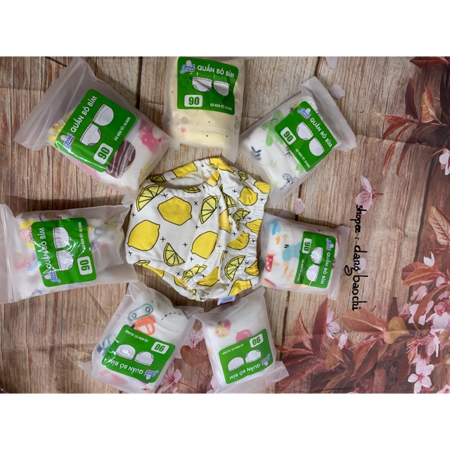 Combo sét quần bỏ bỉm goodmama 6 lớp cho bé size 80-110