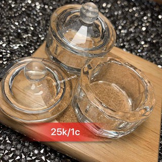 Phụ Kiện Nail - Cốc thủy tinh chuyên đựng nước nghành nail