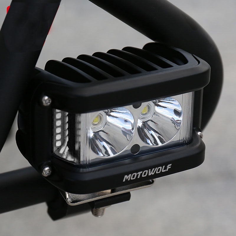 Đèn Trợ Sáng L2 Moto-wolf Gắn Xe Máy 12V [ 1 chiếc ]