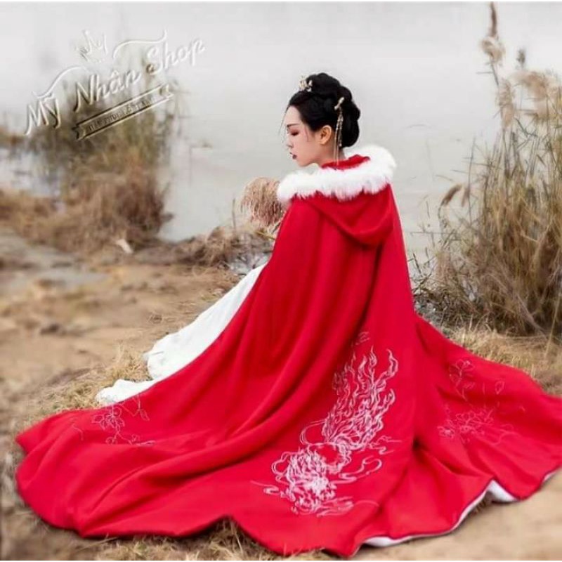 Áo choàng cổ trang mùa đông dành cho nam nữ