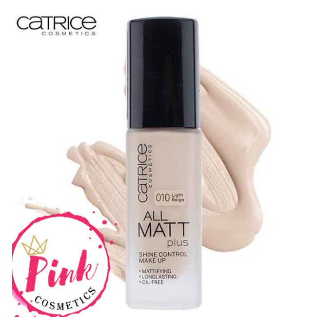 Kem Nền Catrice All Matt Plus Shine Control Make Up 18h