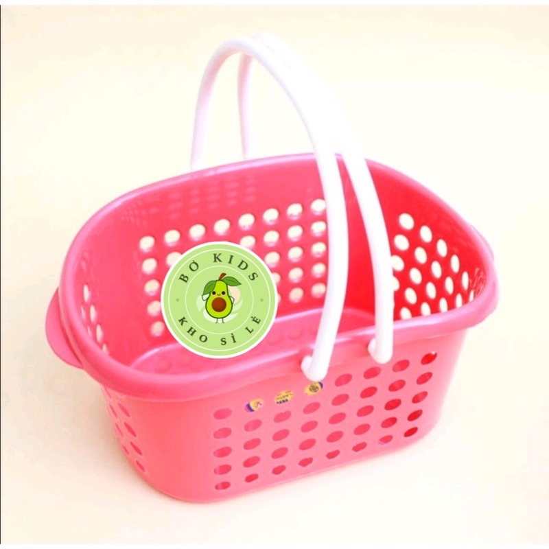 Giỏ đựng đồ đa năng có quai cầm 3 size Nhựa Việt Nhật (MS:3210/3211/3212)