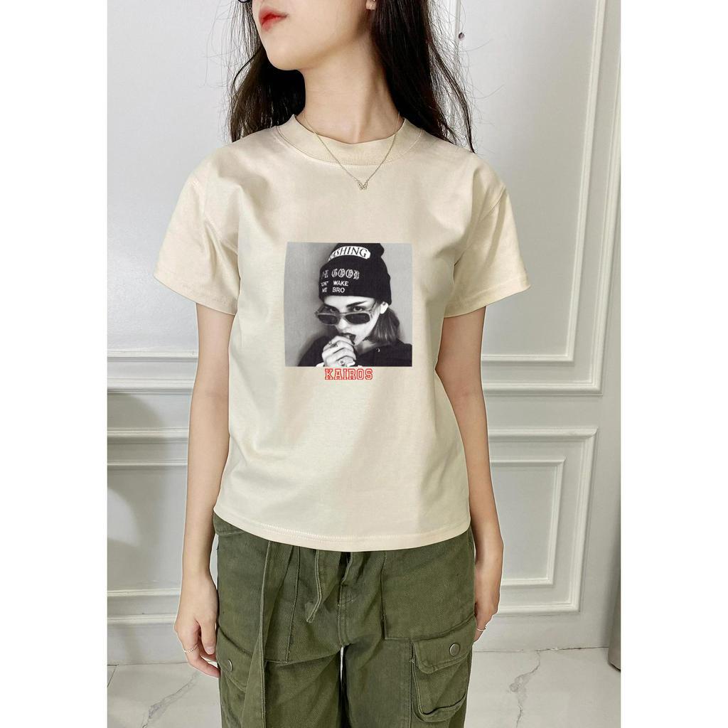 Áo thun baby tee Kairos local brand chất cotton 100% co dãn 2 chiều form fit ôm body tay ngắn mẫu cool girl