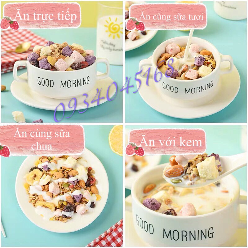 [Mã 77FMCGSALE1 giảm 10% đơn 250K] Ngũ cốc sữa chua - trái cây sấy đủ loại | BigBuy360 - bigbuy360.vn