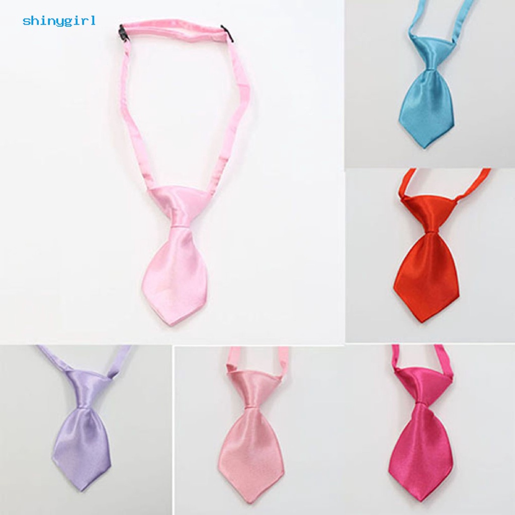Cà vạt kẹp màu trơn kiểu dáng dễ thương cho thú cưng