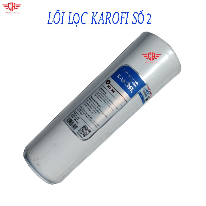 Bộ 3 lõi lọc RO Karofi số 1,2,3