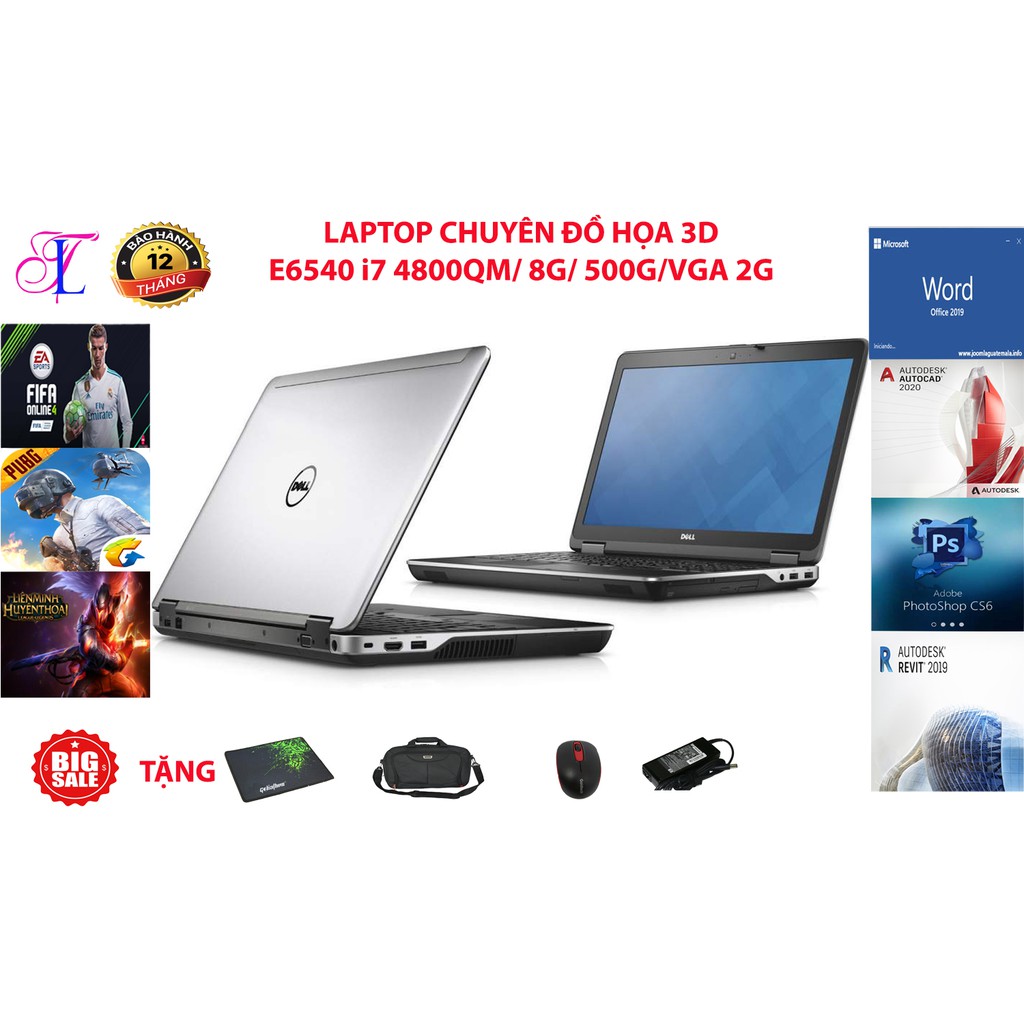 LAPTOP KHỦNG ĐỒ Họa E6540 Core i7 4800QM, RAM 8G, HDD 500G, VGA Radeon 8790M 2Gb | BigBuy360 - bigbuy360.vn