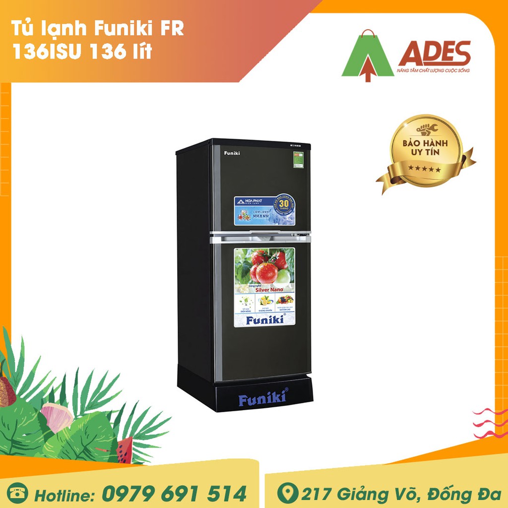 [Mã 154ELSALE2 giảm 7% đơn 300K] Tủ lạnh Funiki FR 136ISU 136 lít | Chính hãng, Giá rẻ