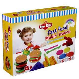 Bộ Bột Nặn Làm Thức Ăn Nhanh STAR KIDS (K001)
