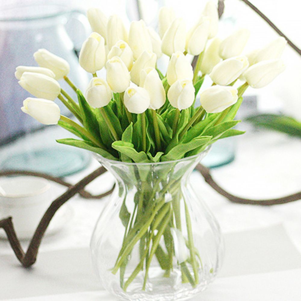 CONOPERYSet 5/ 10 hoa tulip giả  trang trí đa dụng