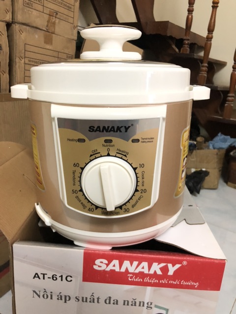 Nồi áp suất sanaky at-61c chính hãng