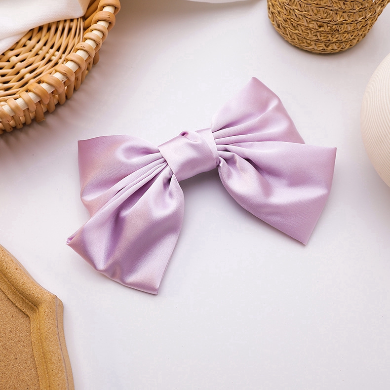 Kẹp Tóc Hình Nơ Màu Sắc Ngọt Ngào Phong Cách Hàn Quốc Dễ Thương Cho Nữ