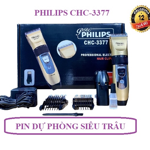 Tông đơ cao cấp phillips CHC-3377