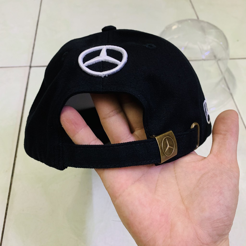 Nón Kết Mercedes, Mũ Lưỡi Trai Thể Thao Nam Nữ Thêu Logo Nổi Bật Chất Vải Kaki Cao Cấp