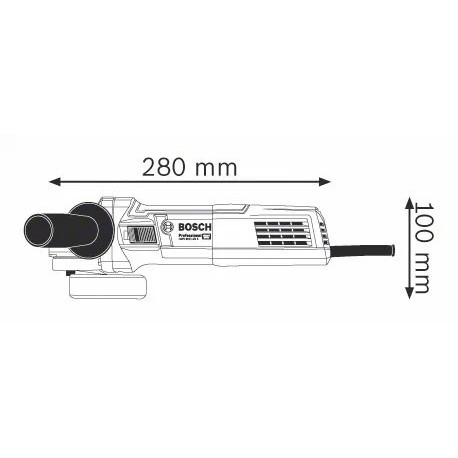 Máy mài góc cầm tay Bosch GWS 900-125 S điều chỉnh tốc độ Công suất 900W