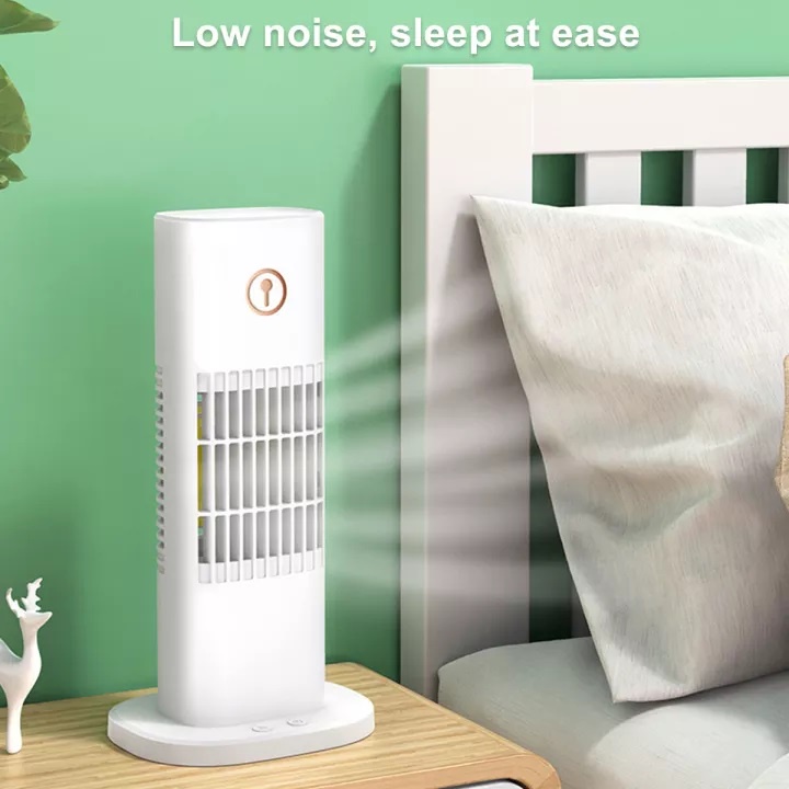Quạt phun sương mini tích hợp đèn ngủ, phun sương tạo độ ẩm, Máy lạnh mini D3.